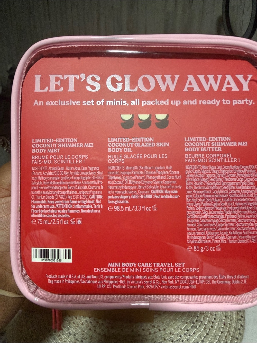 Coconut mini body care travel set - Picture 4 of 4